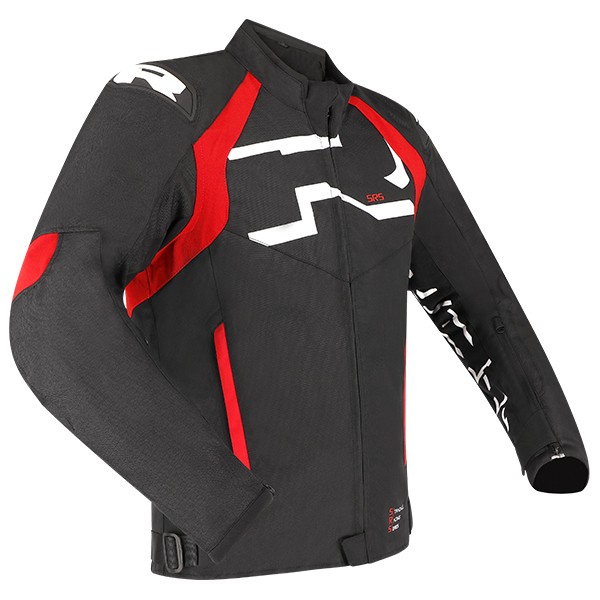 Richa Richa Stradale Tex WP Jacket Blk/Wh/Rd